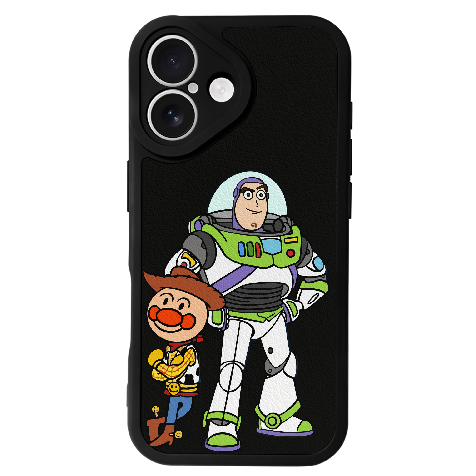 （画像用） アンパンマン Anpanman 【iPhone 16シリーズ対応】シリコンスマホケース（レザー調） 材質：シリコン